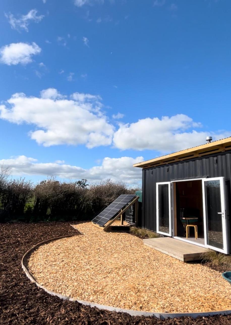 Cosy Tiny Container Cabin Carterton Exterior foto